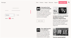 Desktop Screenshot of monotype.com