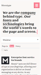 Mobile Screenshot of monotype.com
